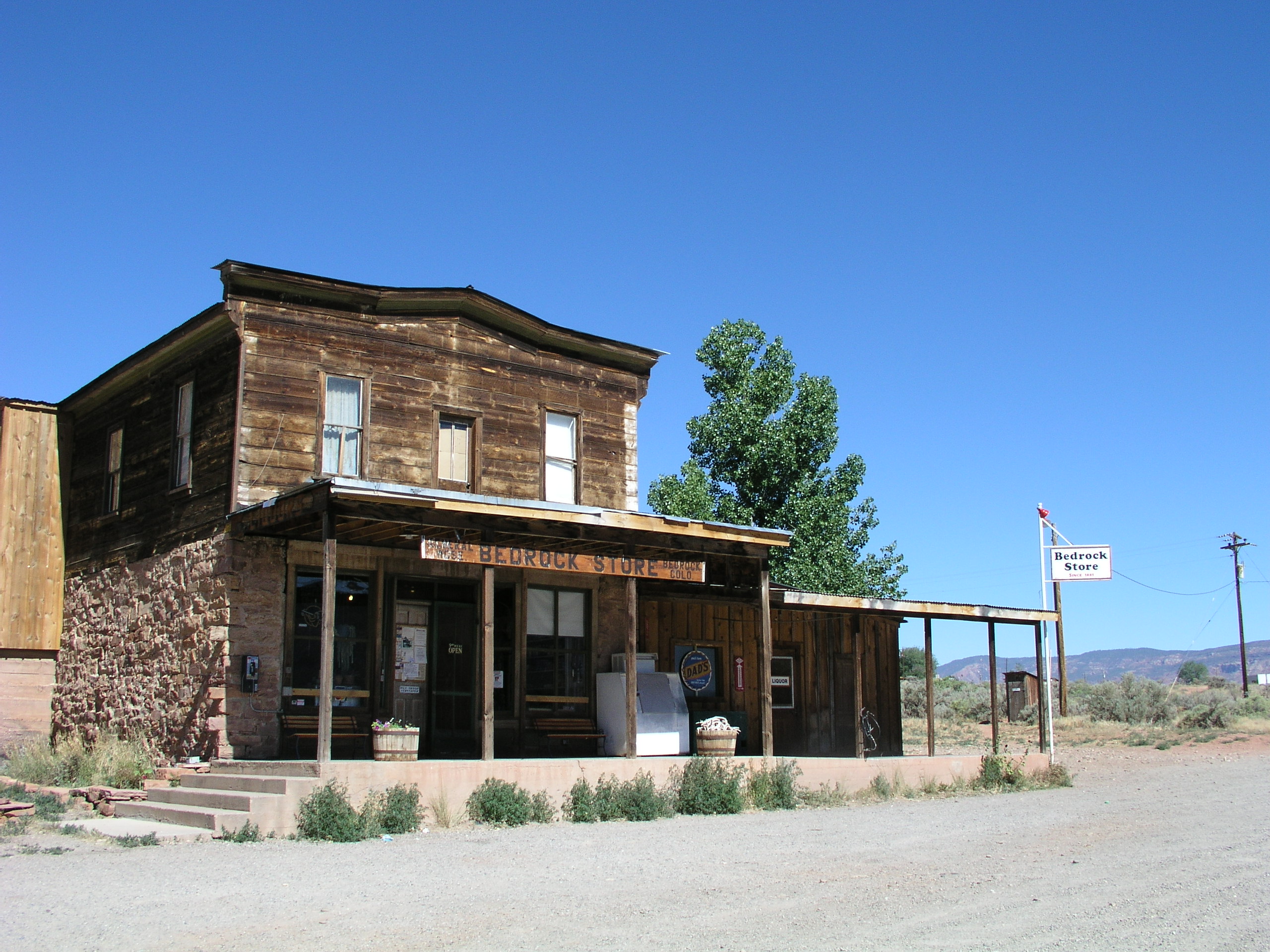 Bedrock General Store Colorado.